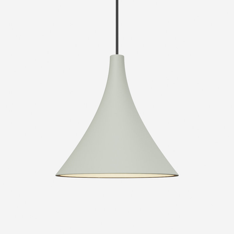 Gota Pendant Light, Meadow, Black, 20" H x 9.84" W x 9.84" D