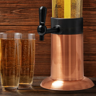 3.5L Beer Tower Dispenser With 3 Taps And Freeze Tube