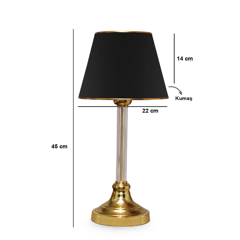 Sebeka Table Lamp, Black