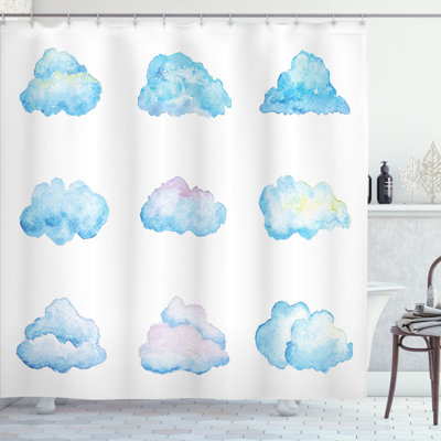 Gretna Shower Curtain with Hooks Included