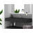 Pyramid 48" Rectangular Solid Surface Wall Mount Bathroom Sink and LED Mirror Combo-81893875