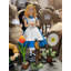 Petite statue de tulipe en pot