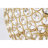 Ensemble de lampes de table dorées 15 po