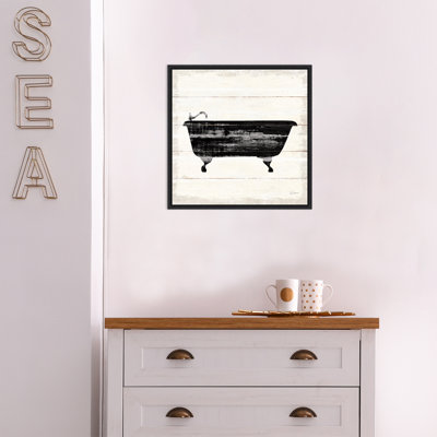 " Shiplap Bath I " by Sue Schlabach