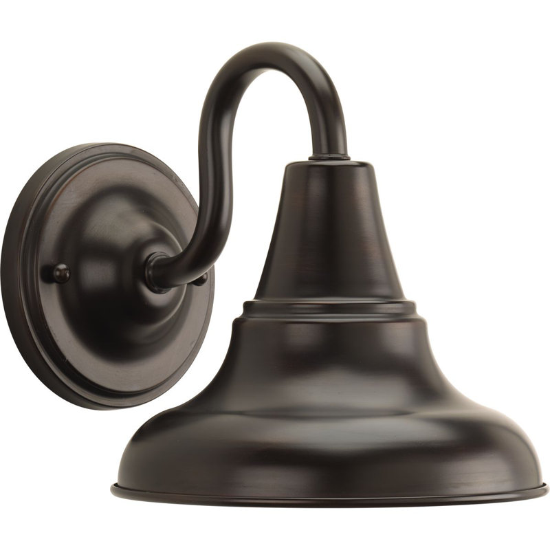 Luminaire de grange d'extérieur Seoul, Bronze antique, H 8,25 po x l 8 po x P 10,25 po