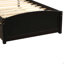 Lit plateforme simple avec lit gigogne