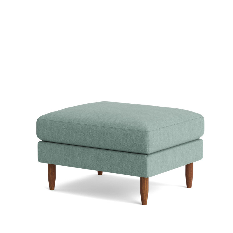Skinny Fat Ottoman, Performance Weave - Spa
