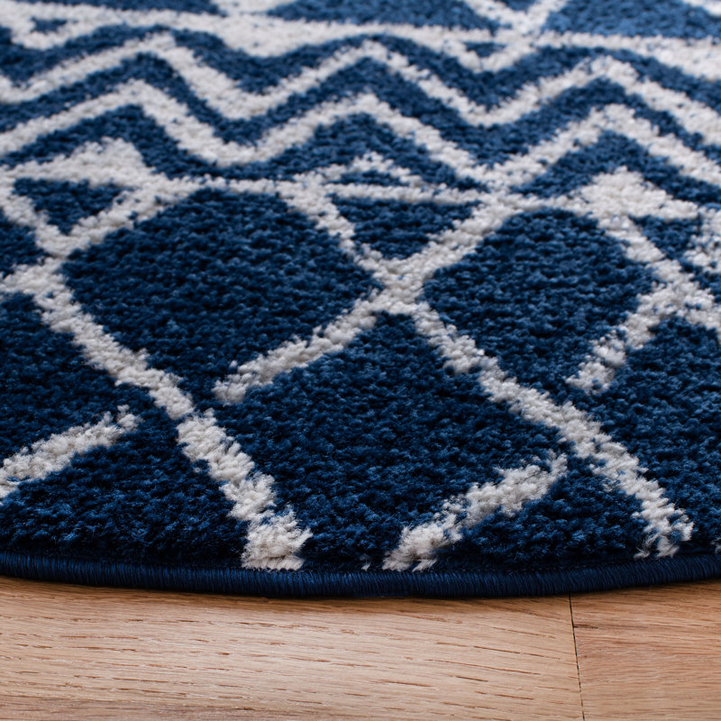 Remaley Tulum Performance Southwestern Rug, Round 8'