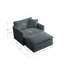 Chaise d'appoint moderne avec repose-pieds-117842147