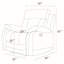 Fauteuil inclinable en tissu de microfibre transitionnel-1149529968