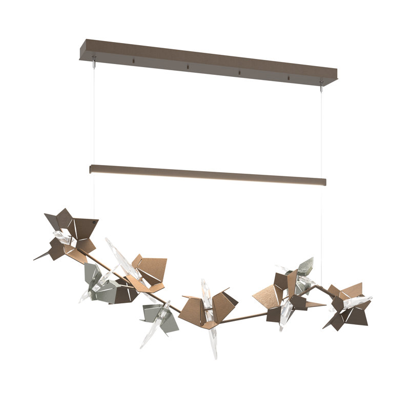 Luminaire suspendu pour îlot de cuisine Belladonna, Bronze, Argenté