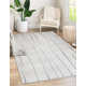 Keagan Abstract Handmade Tufted Wool Area Rug in Charcoal/Ivory/Brown