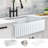 33'' L Single Bowl Fireclay Kitchen Sink
