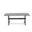 7 Piece Kitchen Table & Chairs Set Consist of a Rectangle Dining Room Table with X-Legs and 6 Shitake Linen Fabric Parson Chairs, Wire brushed Black-706586522-706586523-783667687