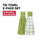 Cotton Plaid Waffle Dish Cloth Kitchen Towel