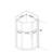 42" W X 76" H Diamondshaped Corner Shower Door, 5/16 In.(8Mm), Matte Black