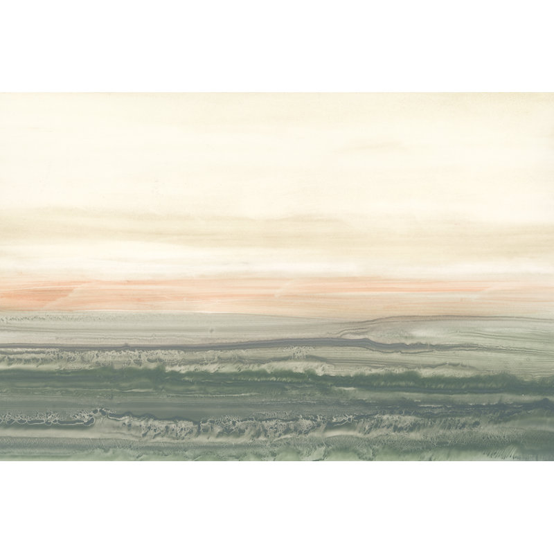 Atlantic Sunrise I by Ethan Harper - Painting on Canvas, 20cm H x 30cm W, Wrapped Canvas