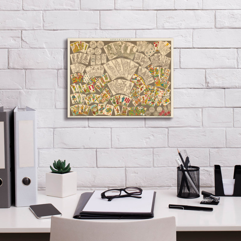 «Play Cartes» par Wild Apple Portfolio, art mural sur toile