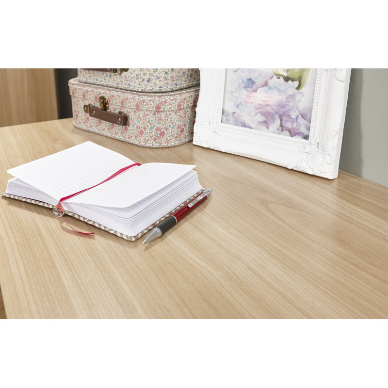 Ryan Solid Wood Base Writing Desk, Oak