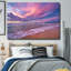 Coton, coucher de soleil, plage, verre trempé, art mural-1705029875