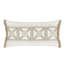 Baia 14x26 Embroidered Belgian Linen Fabric Natural Throw Pillow-322780168-322780169-322780175