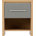 Light Oak Veneer/Grey High Gloss