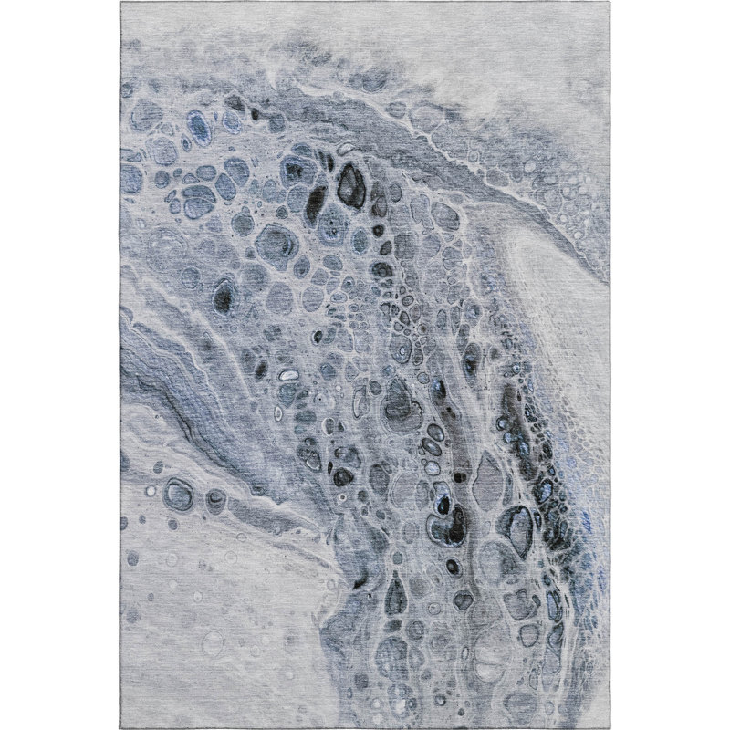 Premium Machine Washable Alaina AMF1934 Abstract Rug, Rectangle 5' x 7'6"