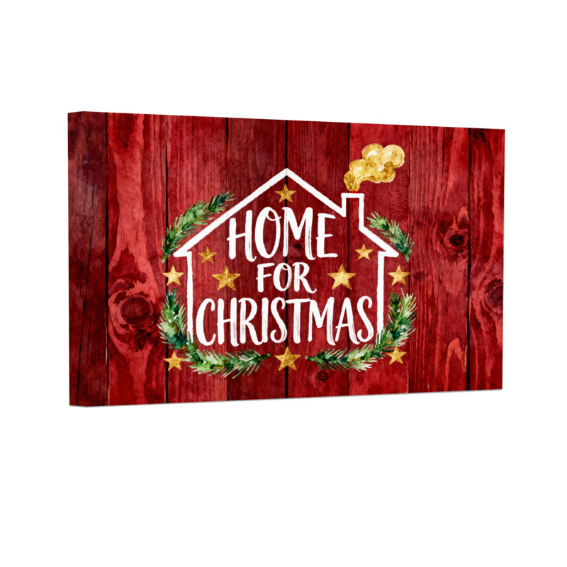 Maison de Noël pour la maison de Noël avec couronne et étoiles, H 16 po x l 24 po