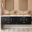 Meuble-lavabo mural 36 po avec lavabo en résine, armoire de rangement avec 2 tiroirs-1453555052