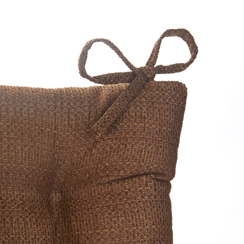 Non-Slip Rocking Chair Cushion Set, Chocolate