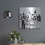  «Grayscale Band 2» par Joachim McMillan, art mural en métal, 24 po x 24 po-1394014401