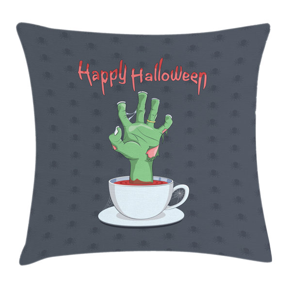 Die Saisontruhe Kissenbezug, Zombie Hand in Blutige Cup, Halloween ...