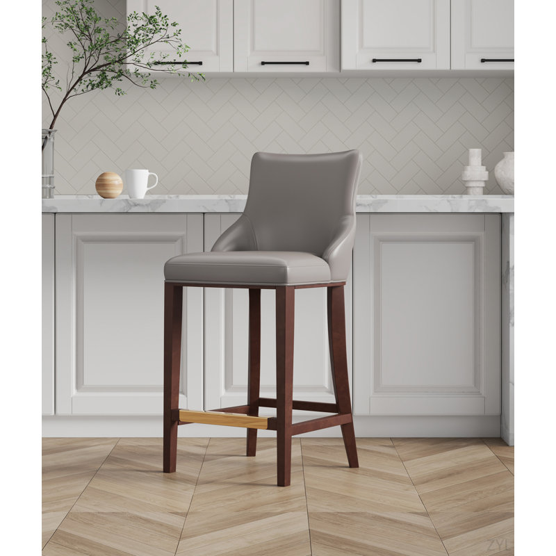 Tabouret de bar Shubert, Gris