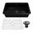 32'' L Undermount Single Bowl Fireclay Kitchen Sink-86330975