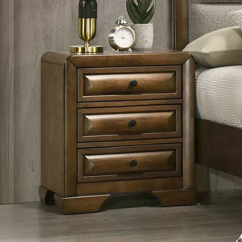 Mobilier de chambre à coucher style transitionnel 1pc