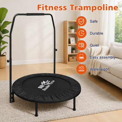 High-Quality Adjustable Foam Handle Mini Trampoline