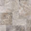 Silver 16" x 24" Travertine Mosaic Wall & Floor Tile