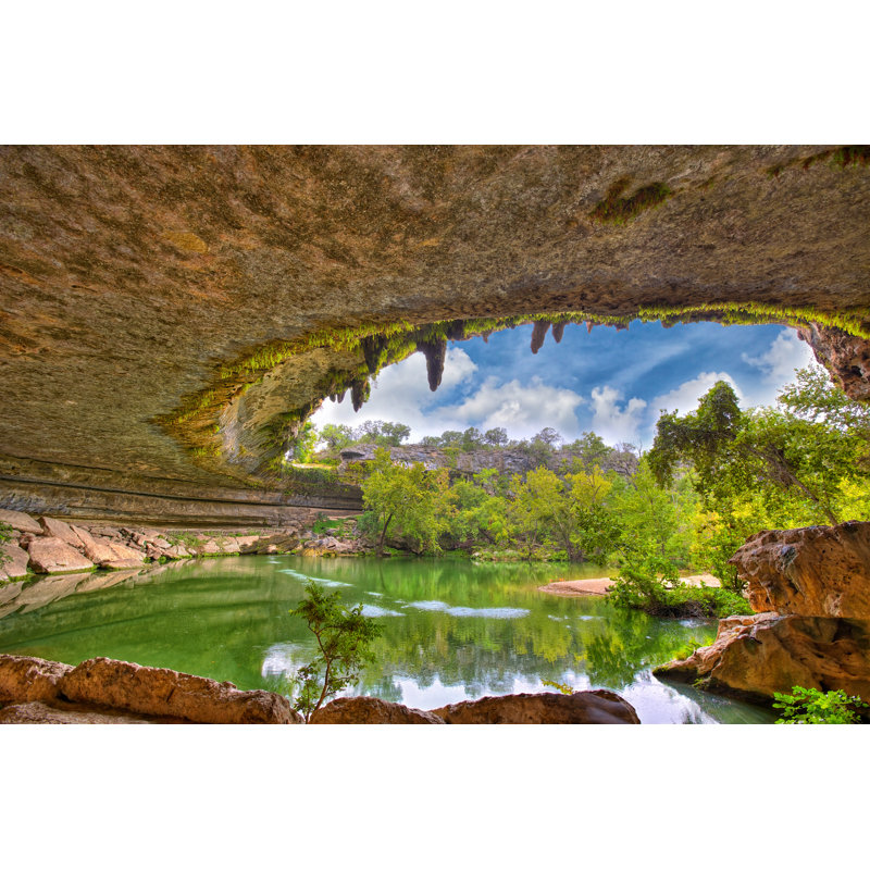 Hamilton Pool by Dibrova - Wrapped Canvas Print, 20cm H x 30cm W x 3.8cm D