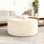 Repose-pieds rembourré rond-349846662