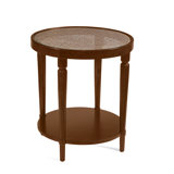 Halprin Glass End Table
