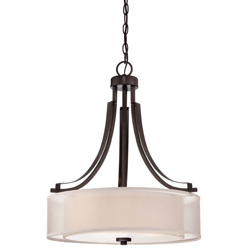 Luminaire suspendu tambour 3 lumières Janta