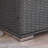 Outdoor Storage Box - Grey With Iron Frame, 32.8 In. Depth X Width 24.72 Height, Extra For Patio Iron, Necessity