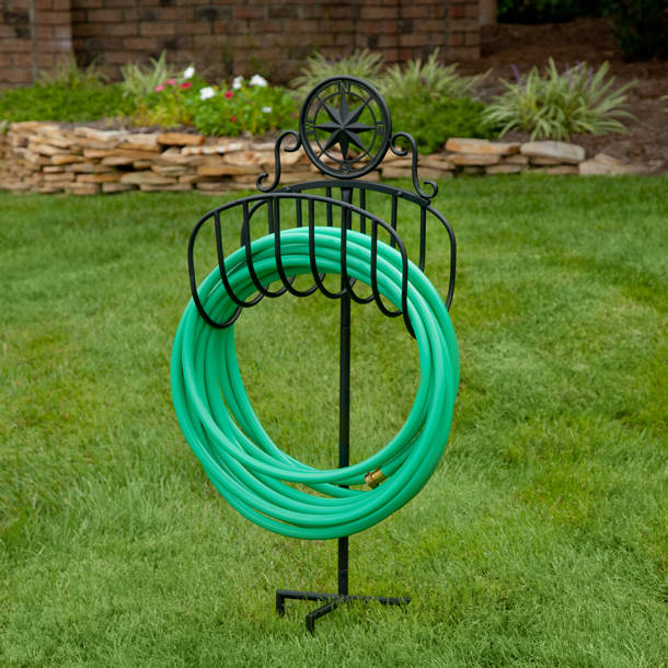 The Lazy Scroll Steel Stand Hose Holder & Reviews | Wayfair