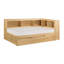 Lit simple d'angle avec lit gigogne Osborne