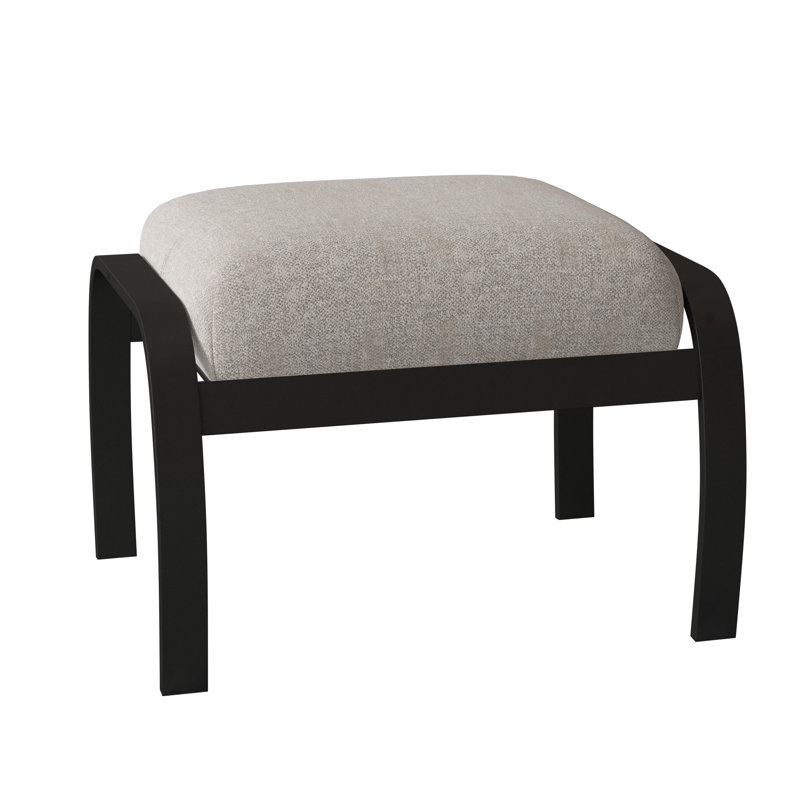Repose-pieds avec coussin Askar, Désert texturé, Charte de la soie