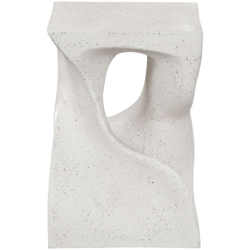 Table de bout Jula, Terrazzo ivoire