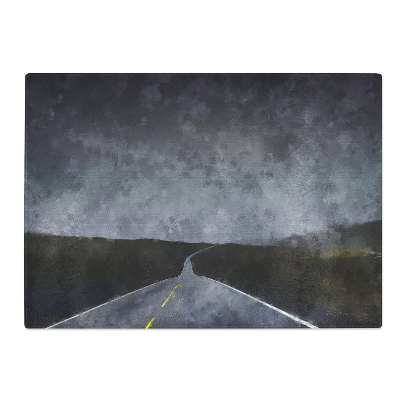 The Open Road Vol.5 Chopping Board, 0.4cm H x 28.5cm W x 39cm L