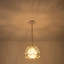 Luminaire suspendu en rotin 1 lumière Boho
