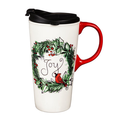 Evergreen Enterprises, Inc 17oz. Ceramic Travel Mug
