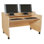 Contender Mobile Computer Desk, Fully Assembled - 48"W